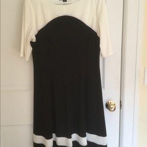 Super flattering fit and flare dress
